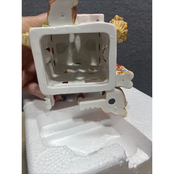 AVON Autumn's Glow Tealight House By Luminous Treasures Fall/Halloween 2002 - Picture 8 of 10